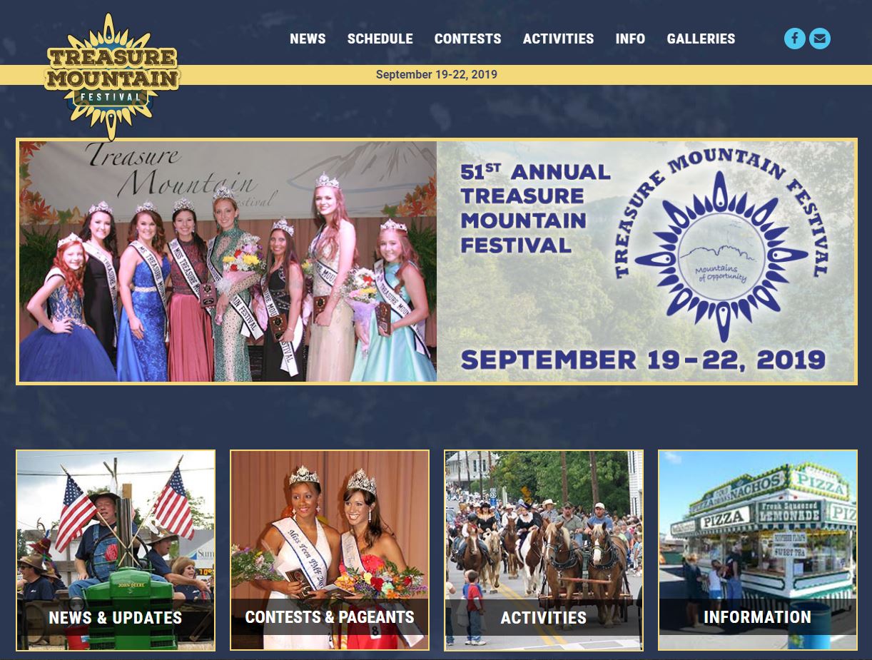 A New Treasure Mountain Festival Website Ryan Pace